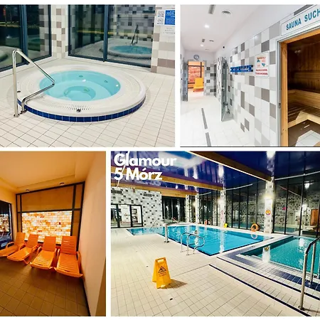 Appartement Glamour - 5 Morz - Basen - - Sauna Sianożęty